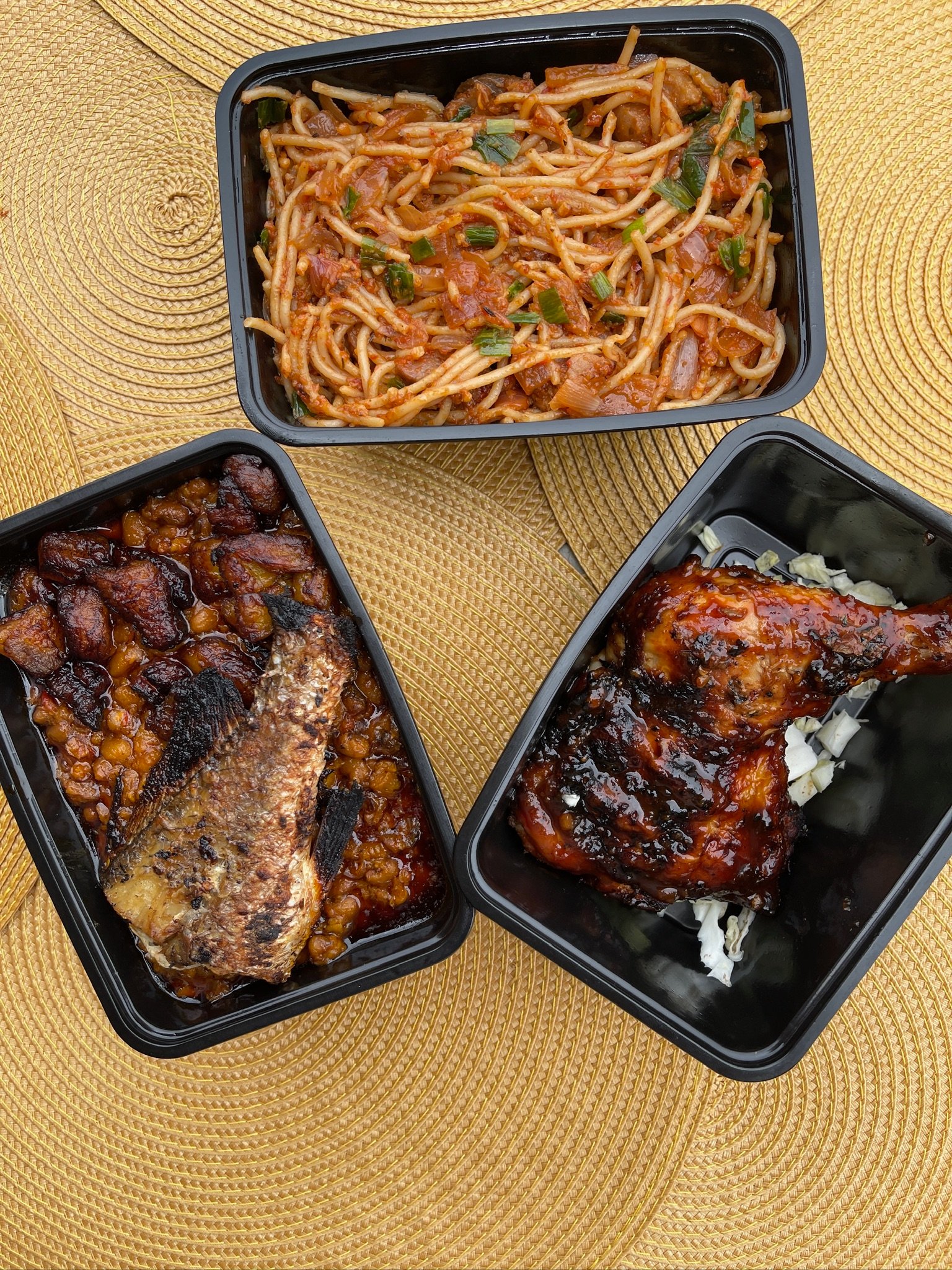 BEANS AND PLANTAIN