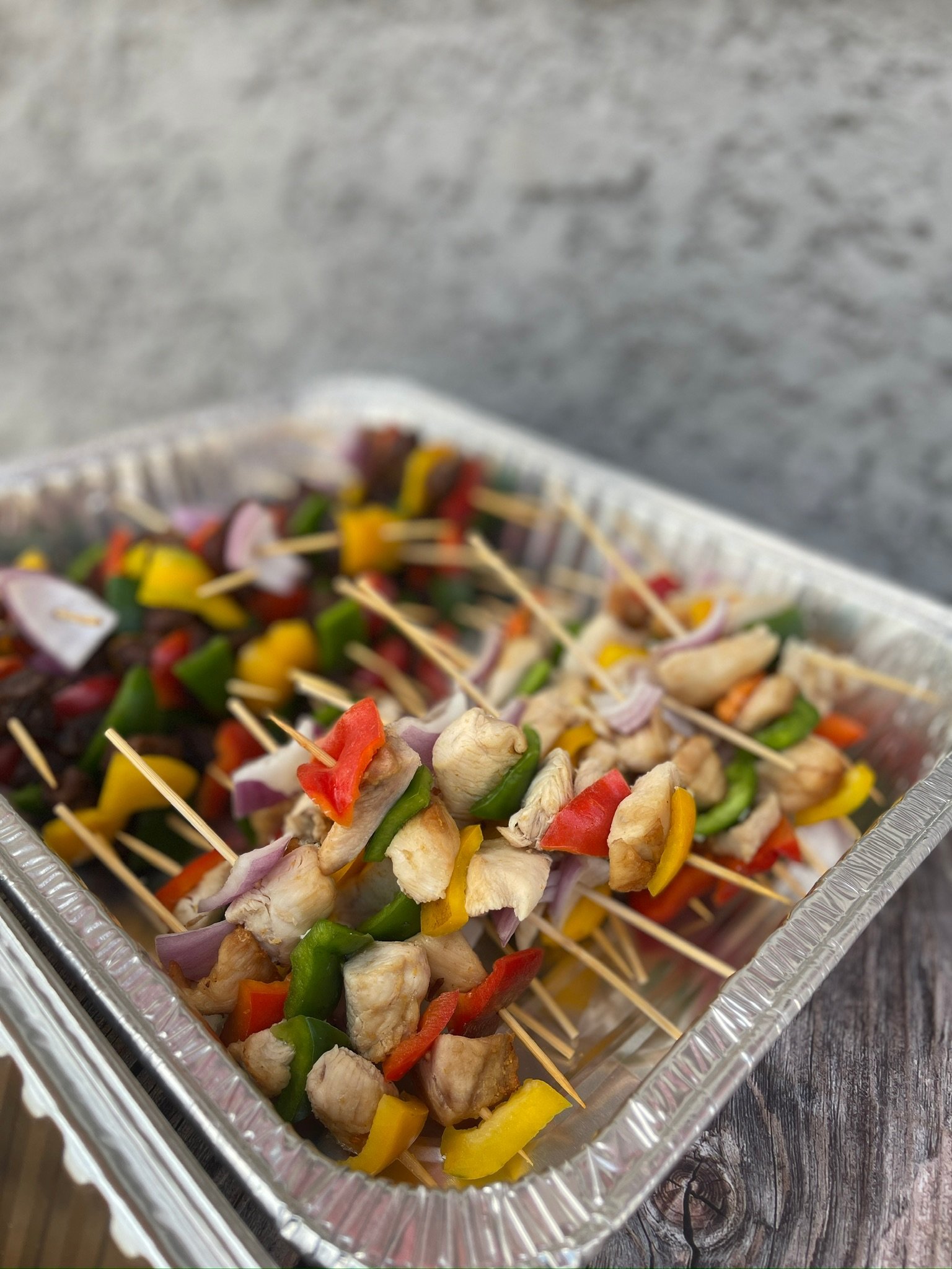 CHICKEN SKEWERS